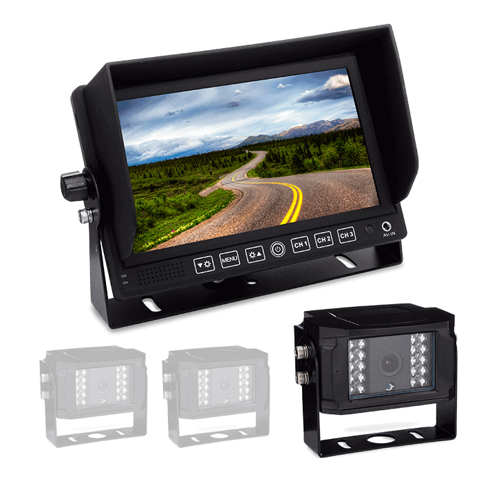 7” COMMERCIAL DUTY Blind Spot Camera System | Optimo Electronics