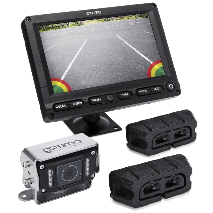Ultrasonic Reverse Sonar Sensor + Blind Spot Camera System | Optimo ...