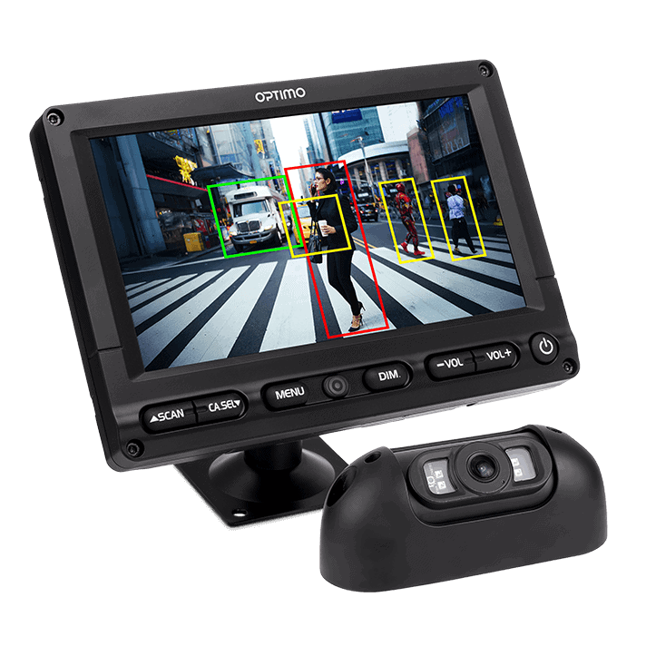 Camera Detect System AI Pedestrian Detection Camera System | Optimo Electronics